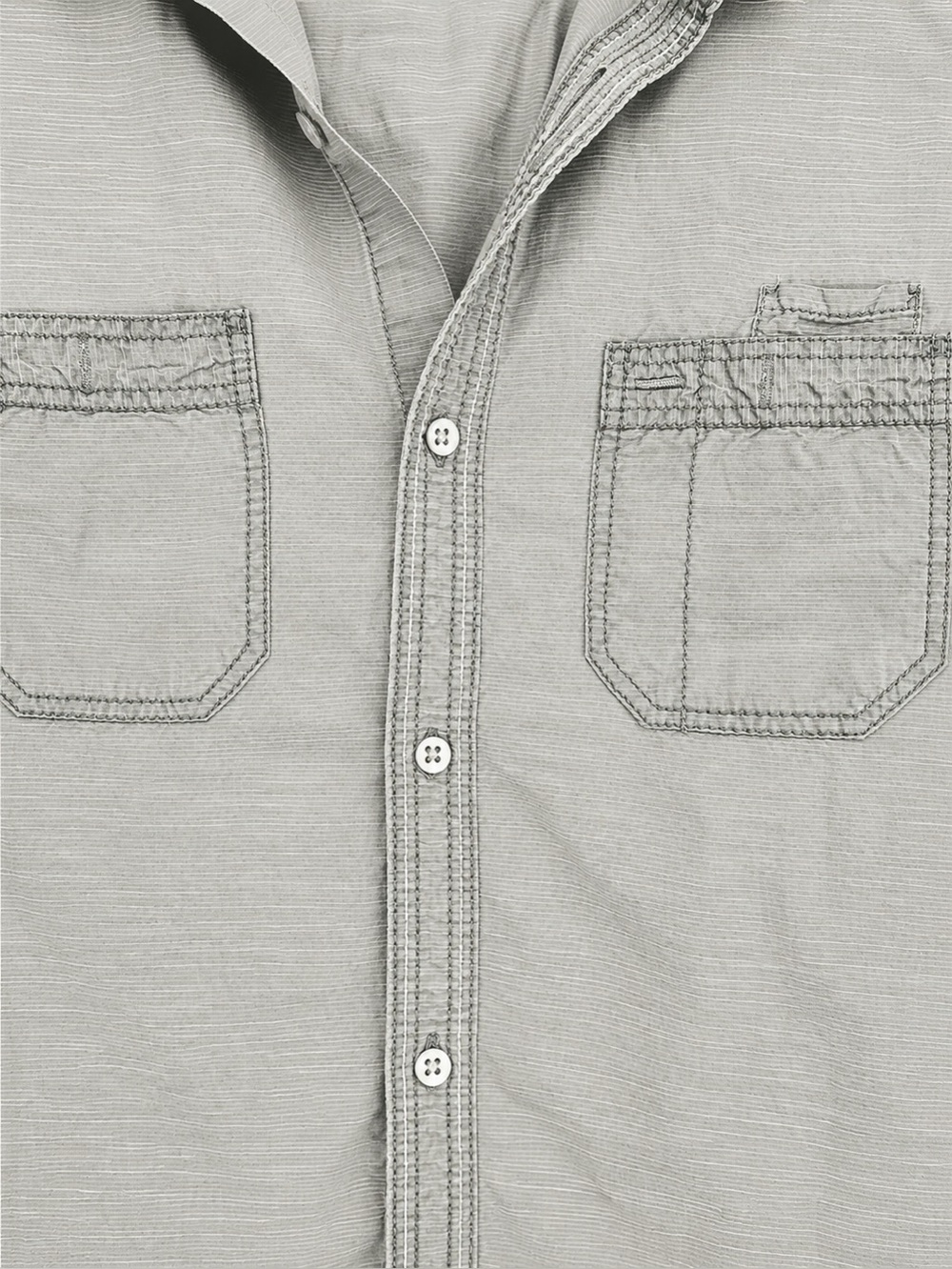 INC International Concepts Sage‎ Green Utility Roll Tab Button-Up Shirt - Picture 6 of 8